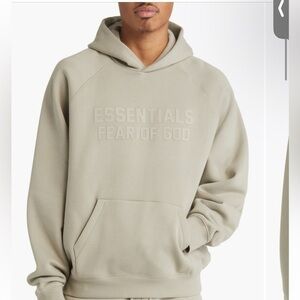 Fear of God Essentials Hoodie in Beige